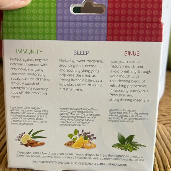 Sparoom Mini Scentifier and Holistic Essential Oils - NIB NWT - Picture 10 of 11